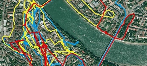 Streckenführung 3 Tageslauf